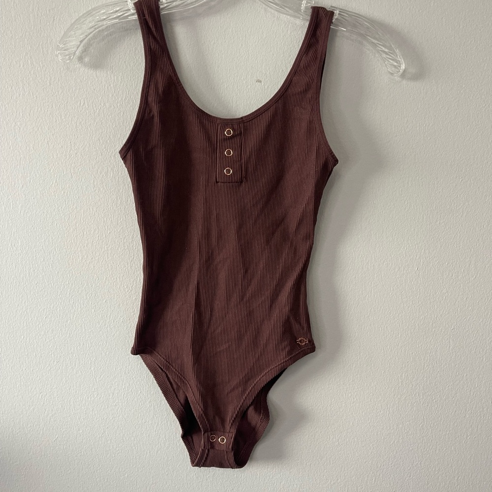 Danskin Chocolate Brown woman’s Bodysuit l Size Small l Poshmark